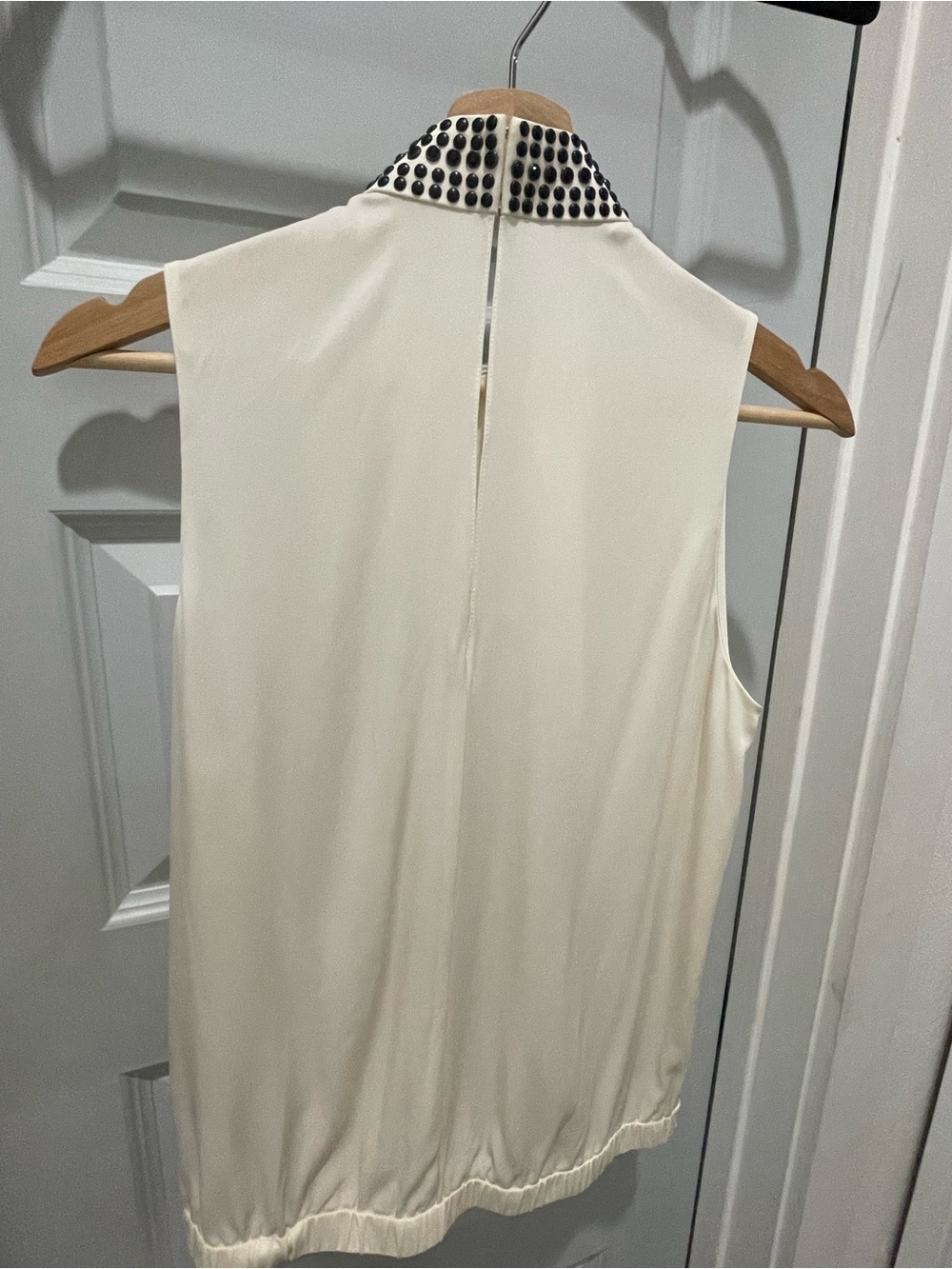 *Rare Archive* Robert Rodriguez Archive 100% Pure Silk Mock Neck Cami Shell Tank - Picture 6 of 15